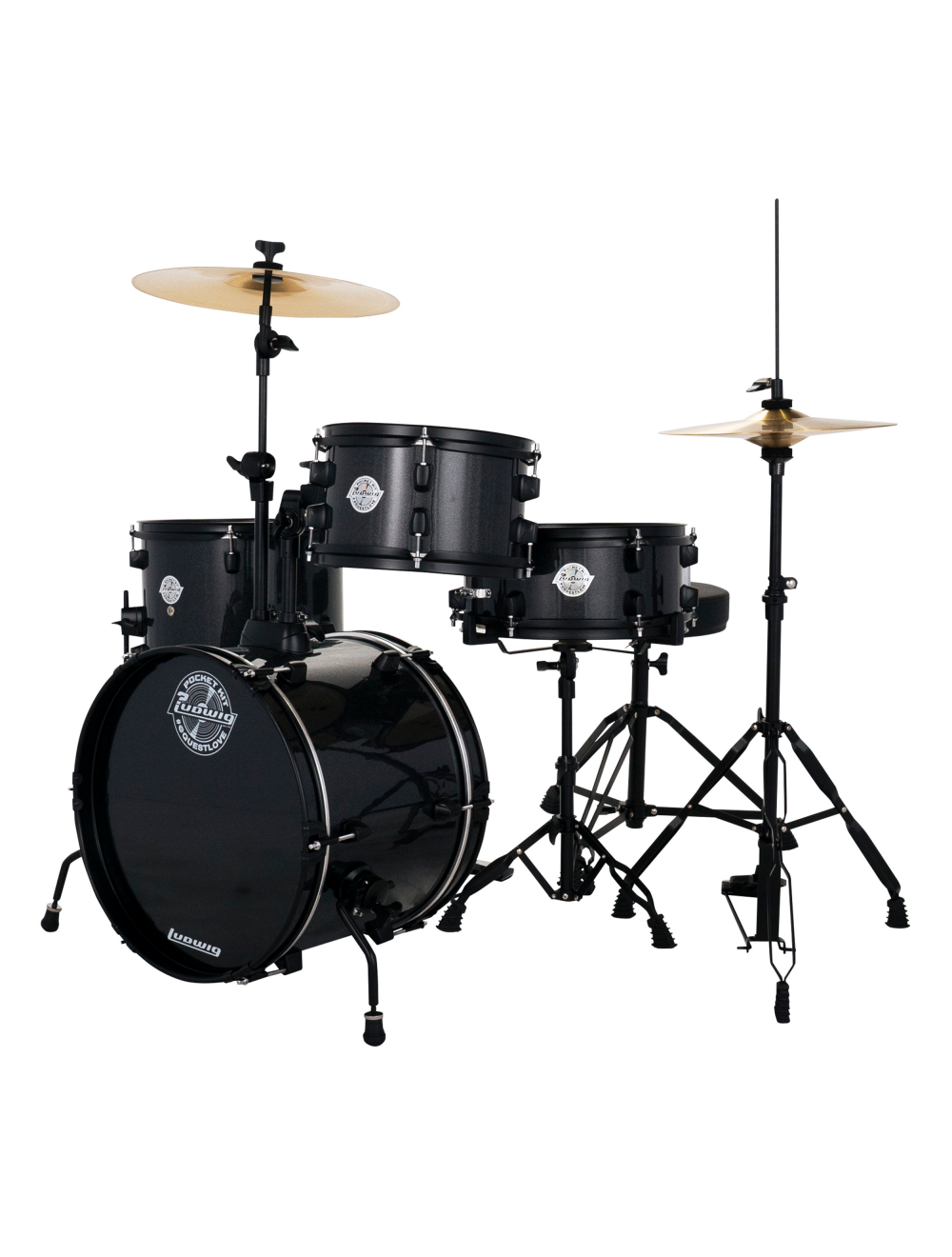 Ludwig Pocket Kit 4-Piece Shell Pack w/16" Kick - Moon Dust