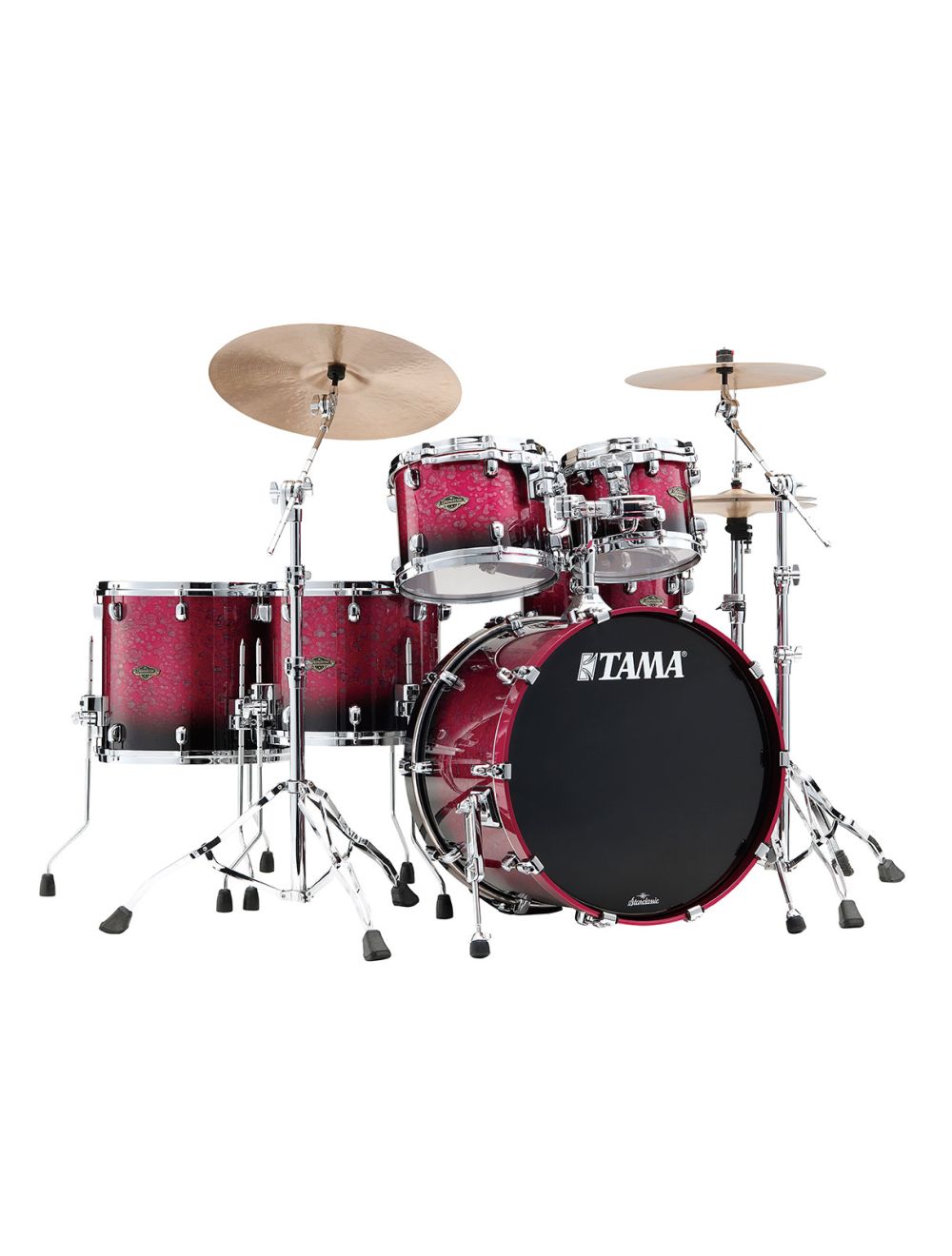 Tama Starclassic Walnut/birch 5-piece Shell Pack - Molten Dark Raspberry Fade