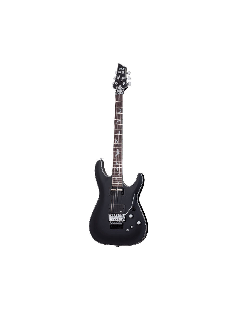 Schecter Damien Platinum-6 FR S Electric Guitar - Satin Black