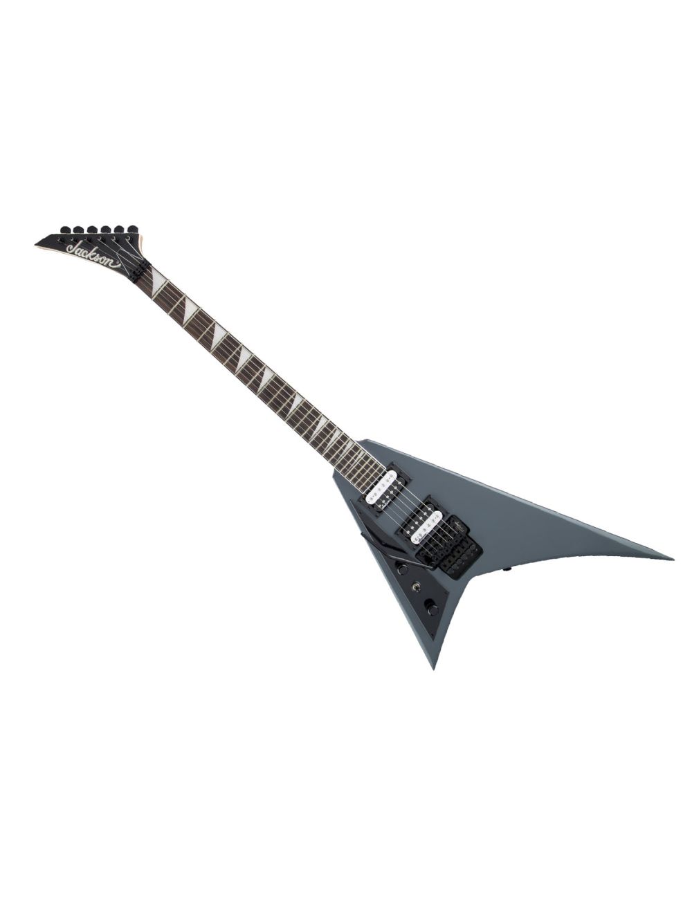 Used Jackson JS Series JS32 Rhoads LH Guitar - Satin Gray w/Amaranth FB