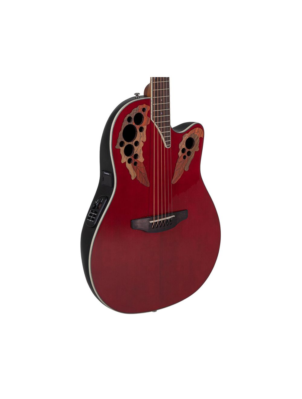 Ovation Celebrity Elite CE48-RR A/E Guitar - Ruby Red - Open Box