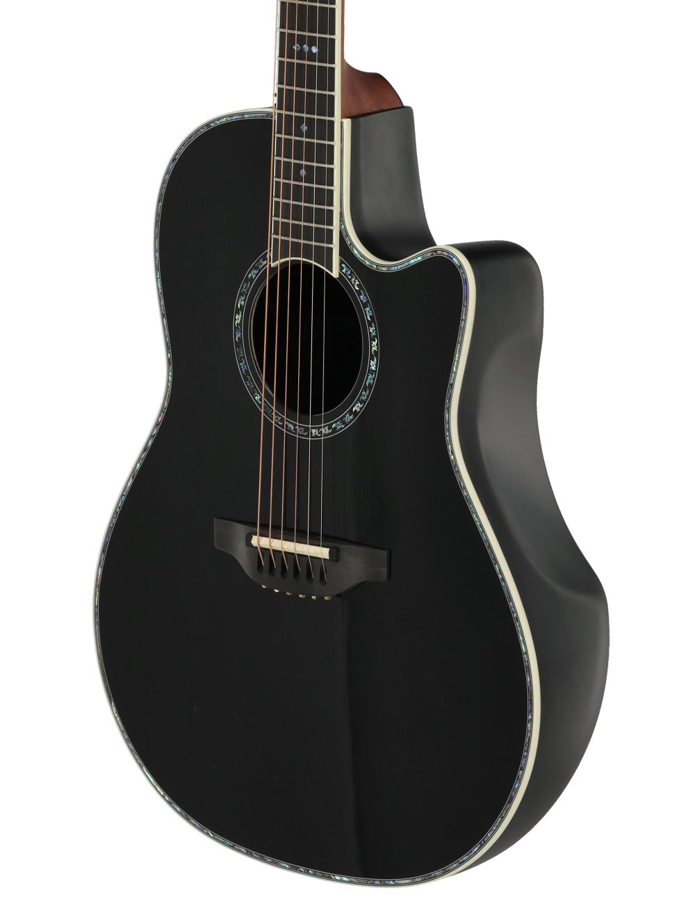 Ovation Europe CZ 2762BL-5-G Acoustic-Electric Guitar - Black