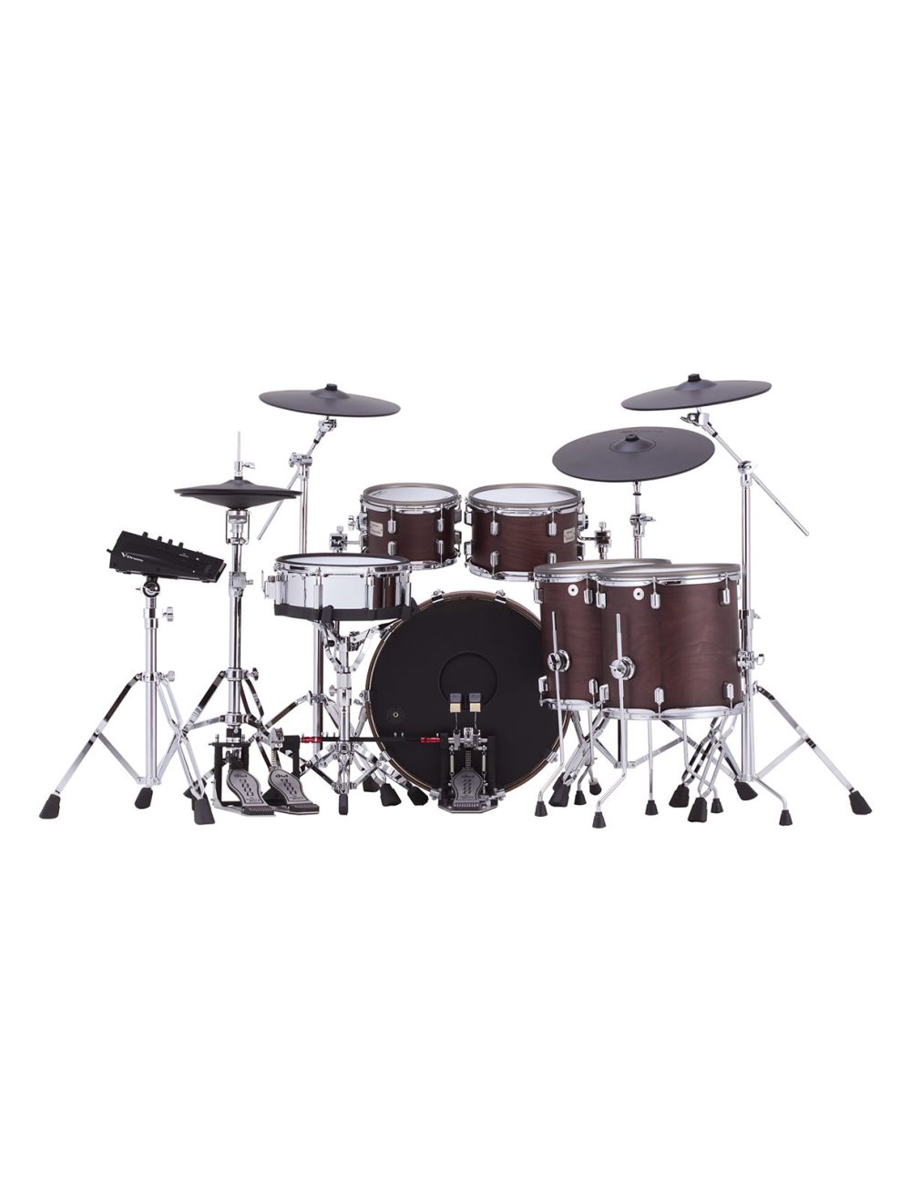 Roland VAD716 V-Drums Acoustic Designed Electronic Drum Kit - Satin Walnut - Open Box