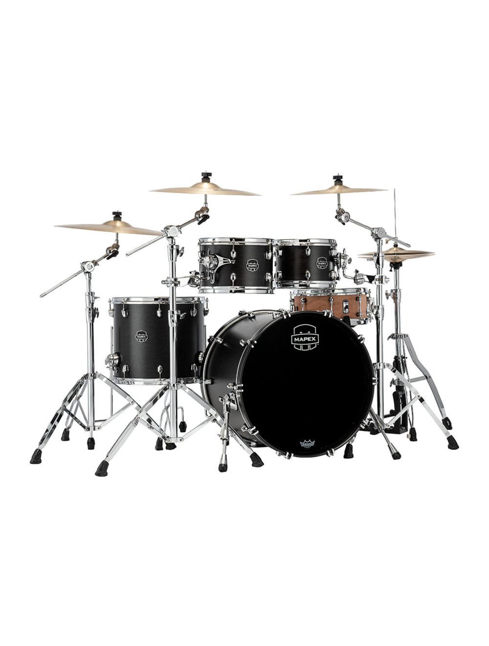 Mapex Saturn Rock 4 Piece Shell Pack - Satin Black