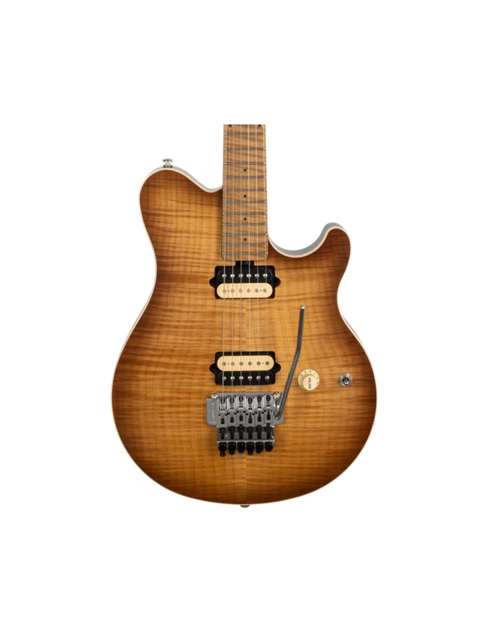 Ernie Ball Music Man Axis - Satin Honey Pot Flame Top