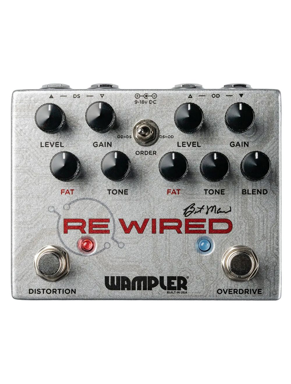 Wampler ReWired Brent Mason Signature Overdrive/Distortion Pedal