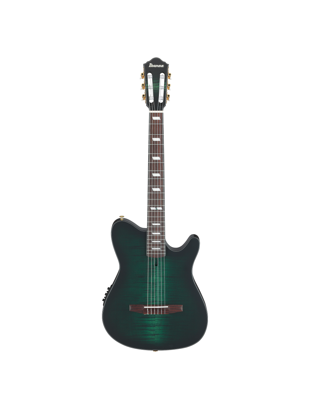 Ibanez FRH20FMN A/E Guitar - Dark Emerald Burst Low Gloss