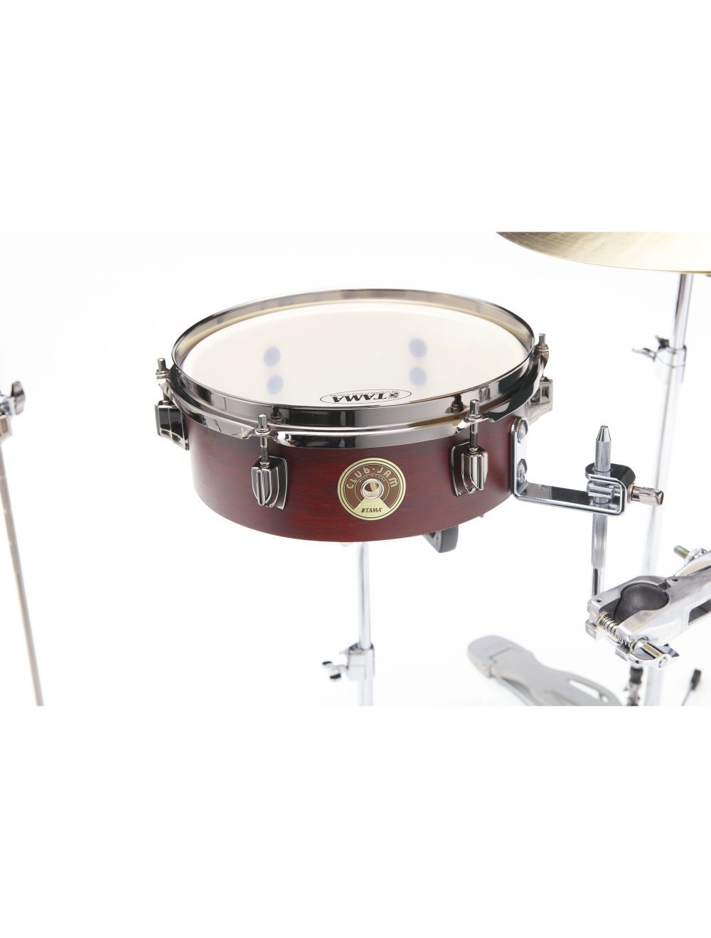 Tama Club-JAM Pancake 4-piece Shell Pack w/18" Kick - Burgundy Walnut Wrap