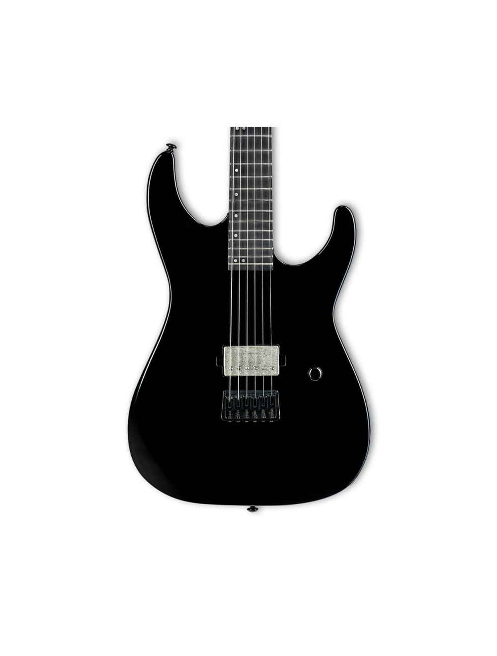 ESP LTD M-201HT Baritone Electric Guitar - Black w/Rosewood FB - B-Stock