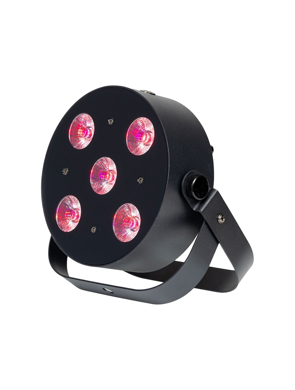 ColorKey MobilePar HEX 5 LED Par Light Bundle - 8-Pack w/Charging Trolley Case