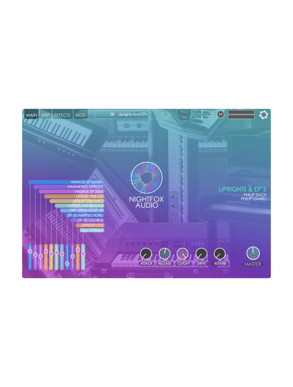  Nightfox Audio Uprights and EPs