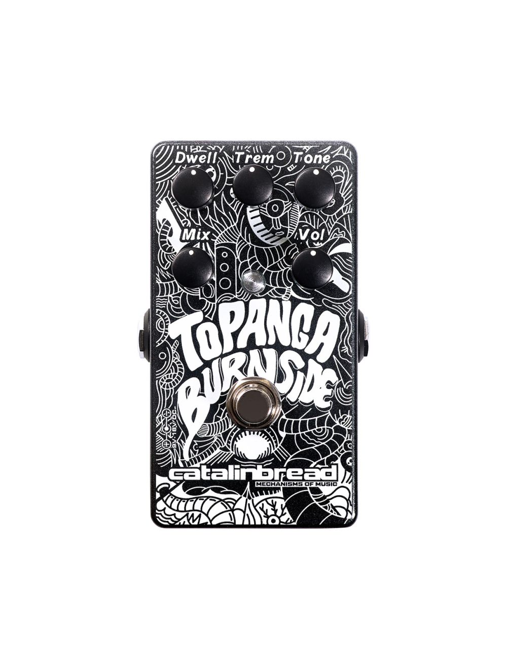 Catalinbread Topanga Burnside Reverb + Gator 9V Power Combo & 3 Patch Cables