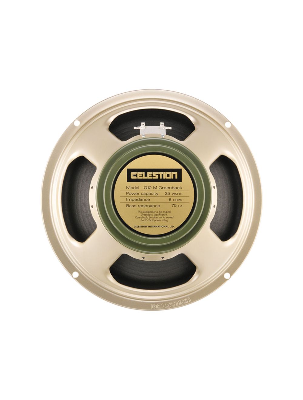 Celestion GM12M Greenback 12" Guitar Speaker (Ceramic) - 8 ohm