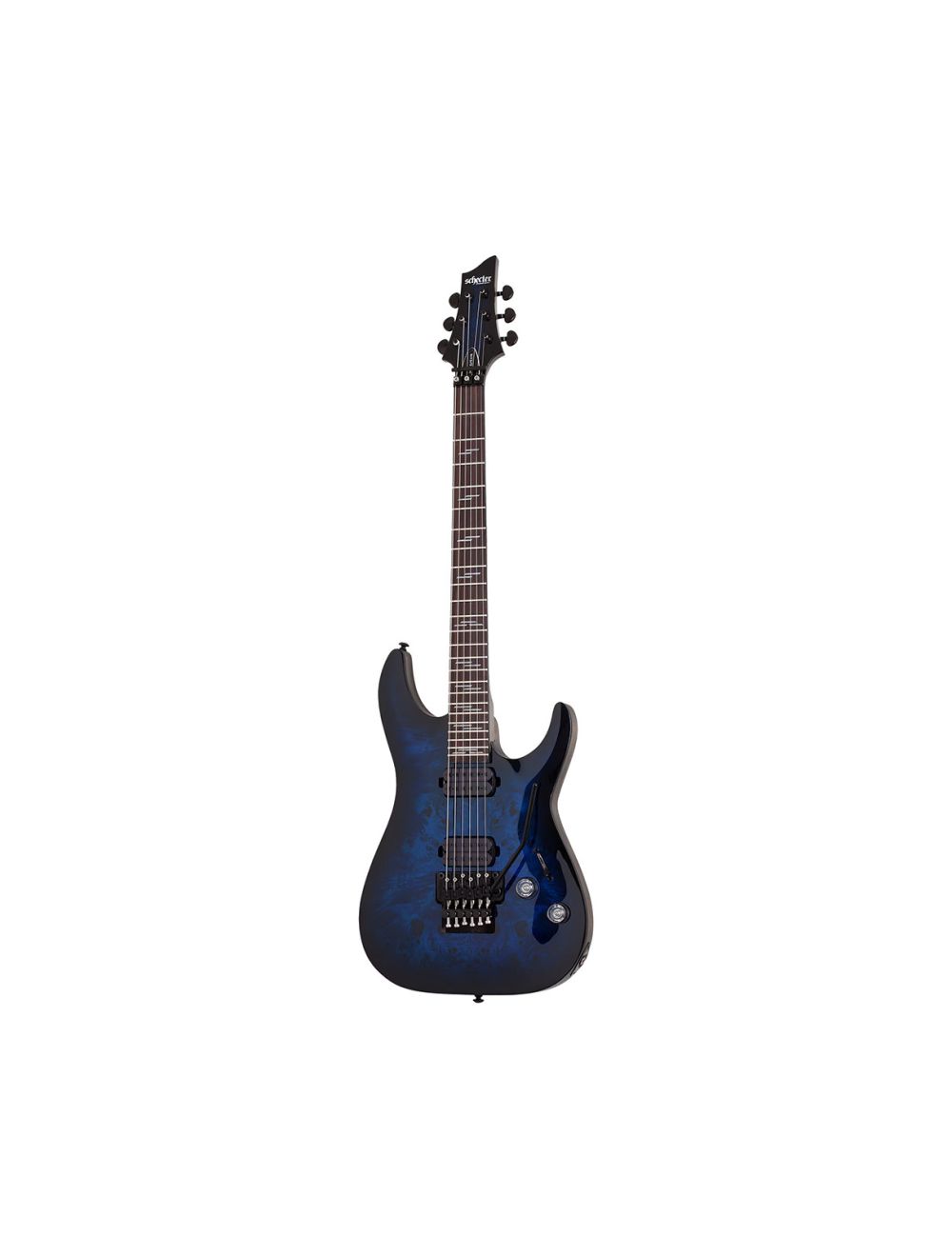 Schecter Omen Elite-6 FR Electric Guitar - See Thru Blue Burst - Open Box
