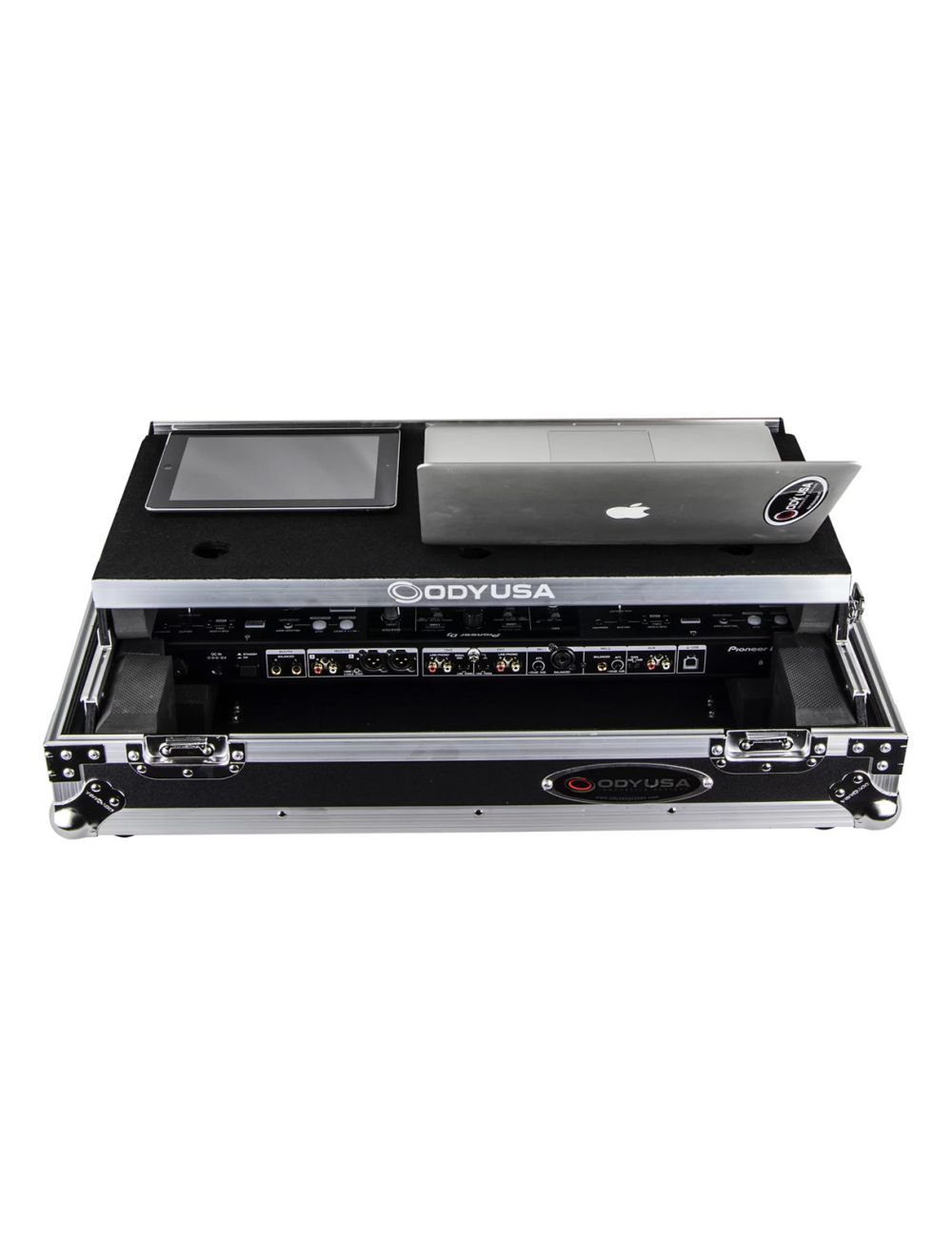 Odyssey FZGSPIDDJ8001 Pioneer DDJ-800 / XDJ-RR Glide Style Case with 1U Rack