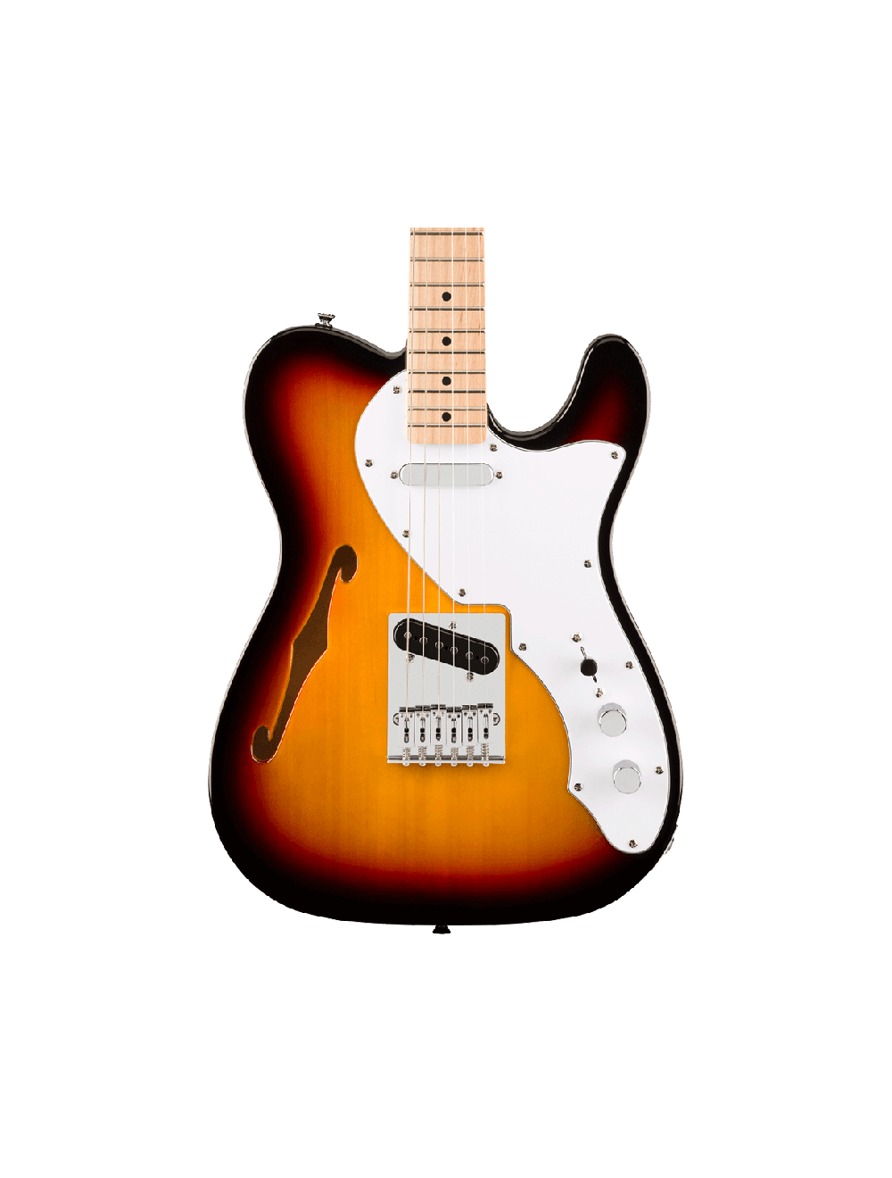 Squier Affinity Telecaster Thinline - 3-Color Sunburst w/Maple FB