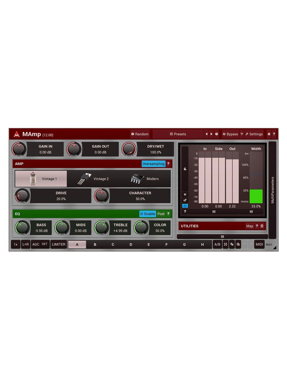 Melda MAmp A Great Vintage Amp for Soft Saturation