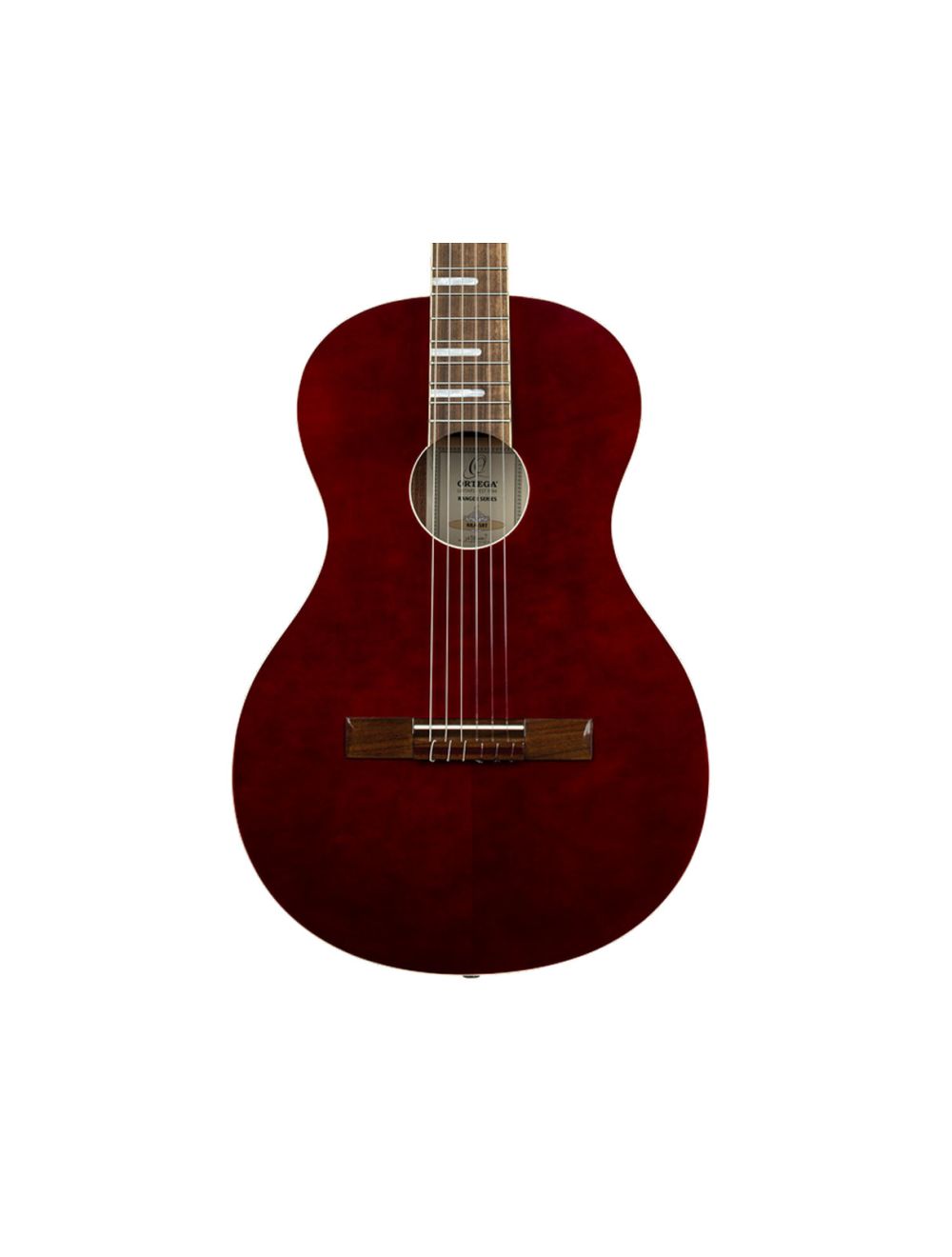 Ortega Guitars RRA-SRT Ranger Series Shortscale Nylon Parlor - Stained Red