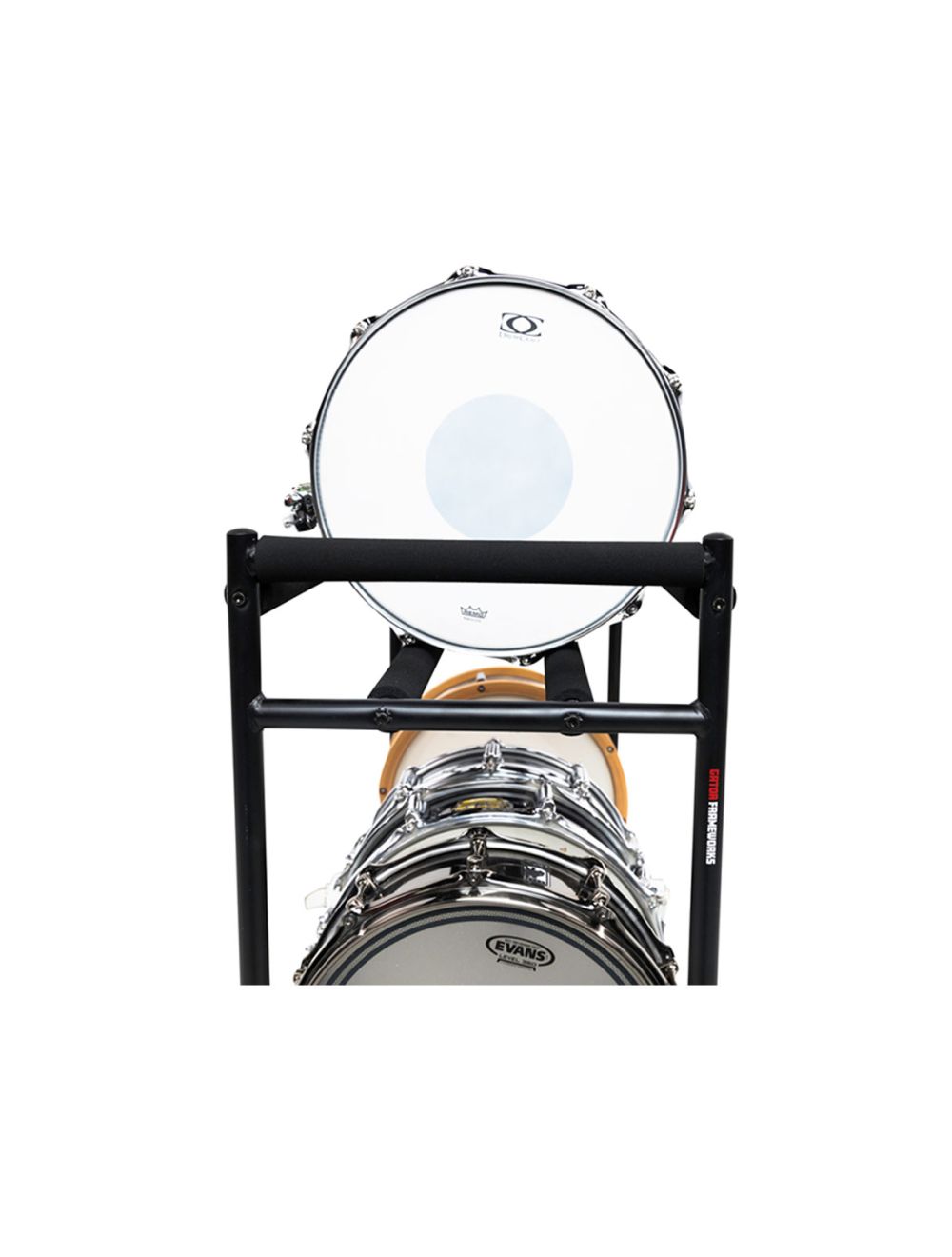 Gator Frameworks GFW-SDRACK-T2 Two-Tier Snare Rack w/Locking Casters - Open Box