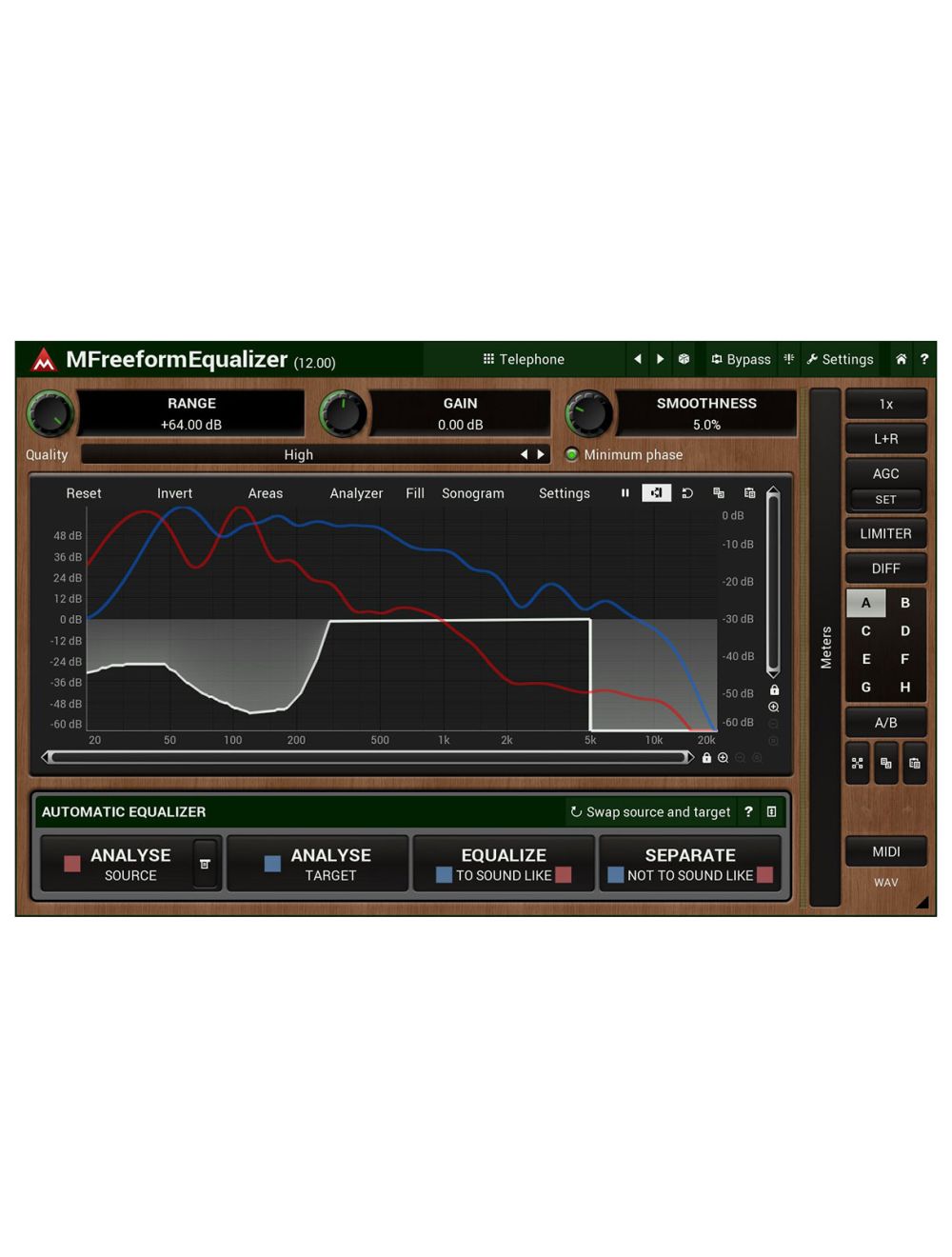 Melda MFreeformEqualizer Draw Your Own EQ Curve