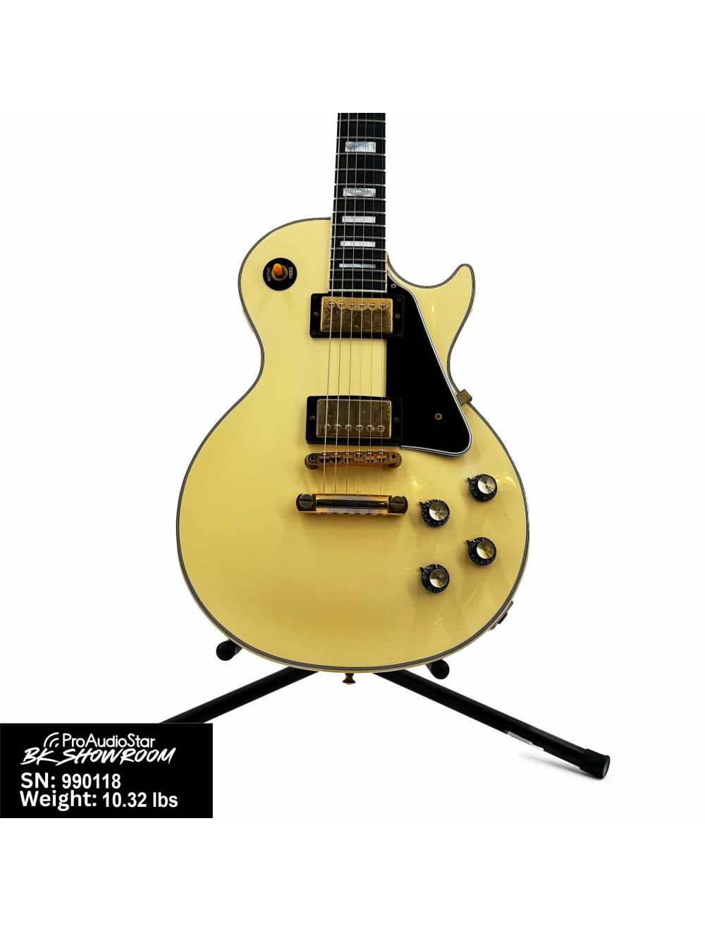 Used Gibson Custom Shop Historic '68 Les Paul Custom - White w/OHSC