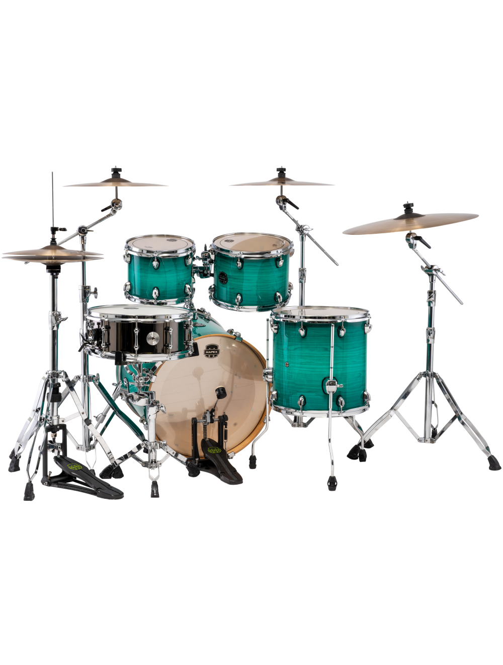 Mapex Armory Series Fusion 5-Pc Shell Pack w/ 20" Kick - Jade Stone Burst