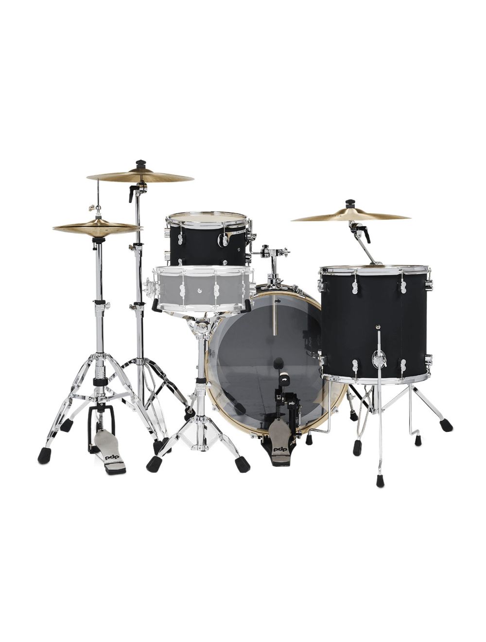 PDP Concept Maple 3-Piece Rock Shell Pack - Satin Black