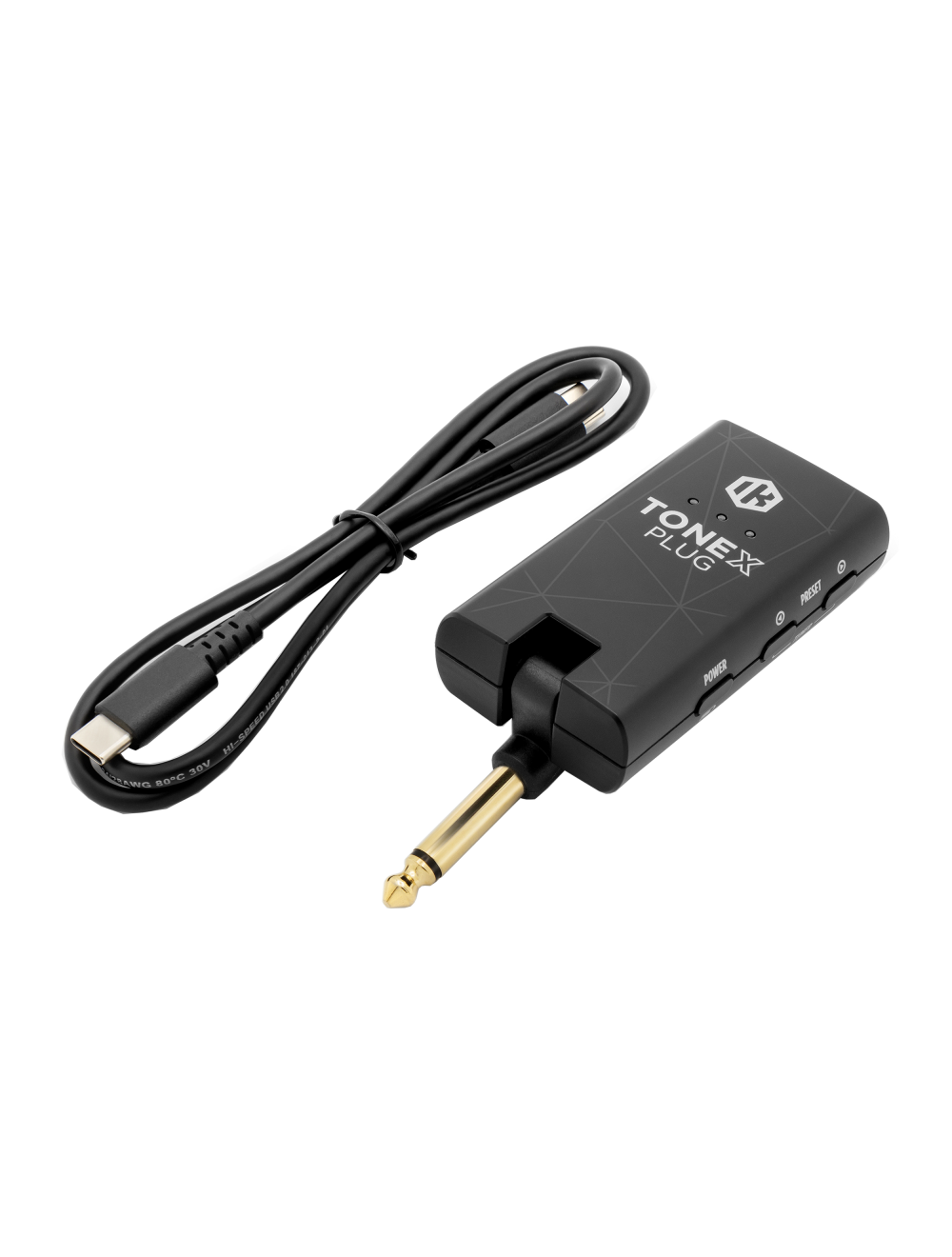 IK Multimedia TONEX Plug Guitar Headphone Amp + Pouch Bundle - Open Box