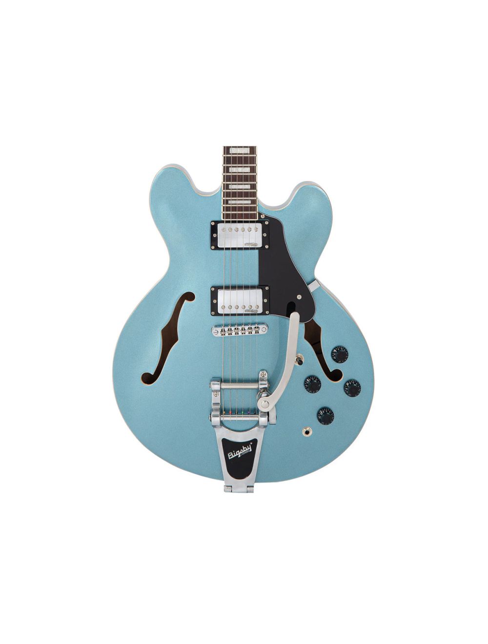 Vintage ReIssued Series VSA500B w/Bigsby - Gun Hill Blue - Open Box