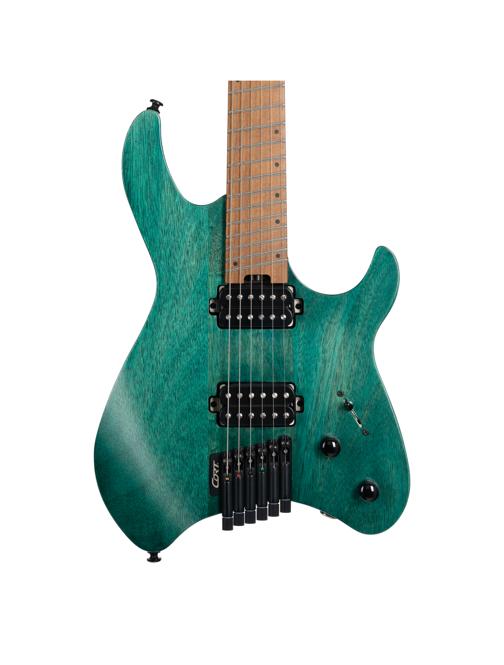 Cort Space G6 Multi-Scale Electric Guitar - Turquoise