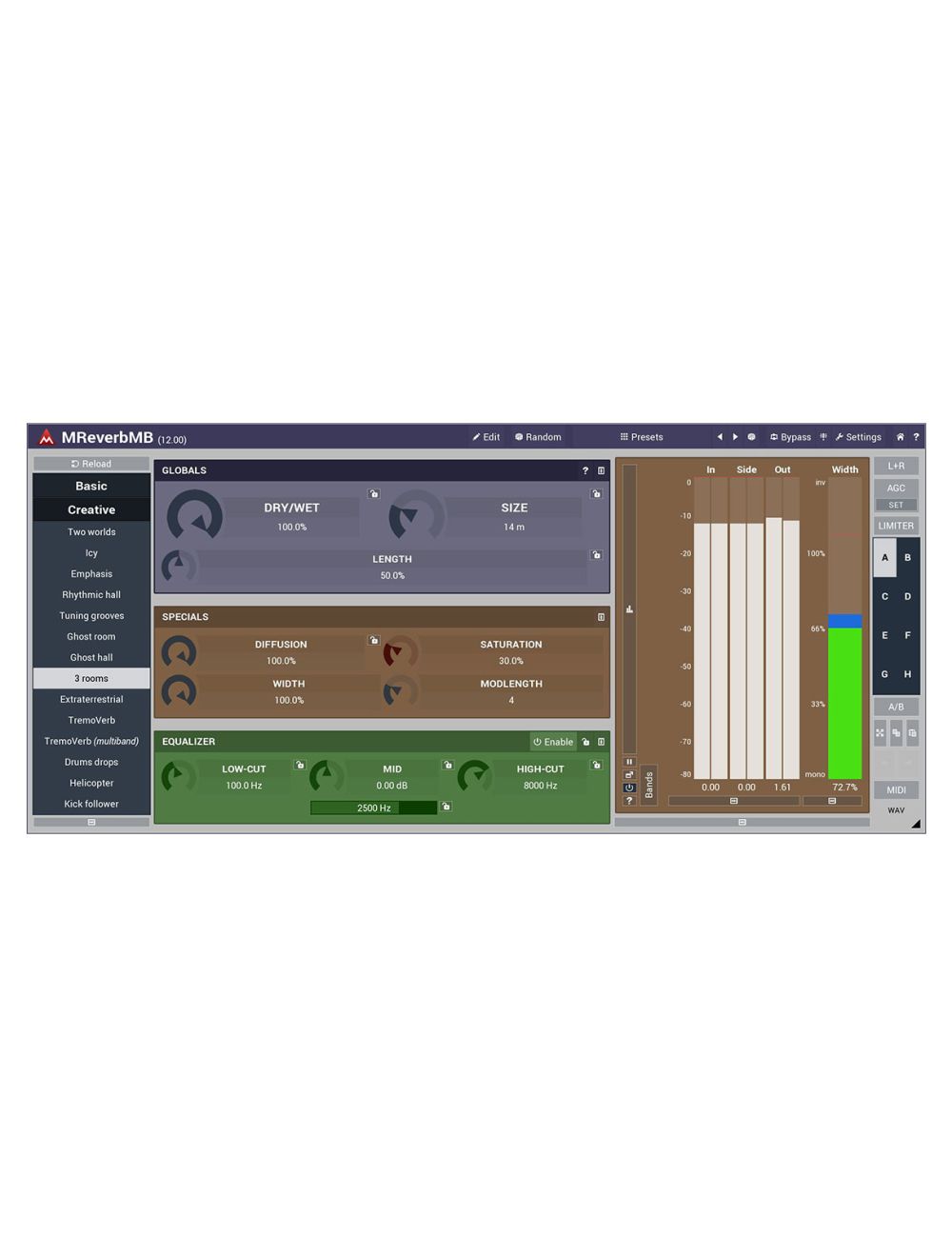 Melda MReverbMB 6 Bands to Create Unbelievable Effects