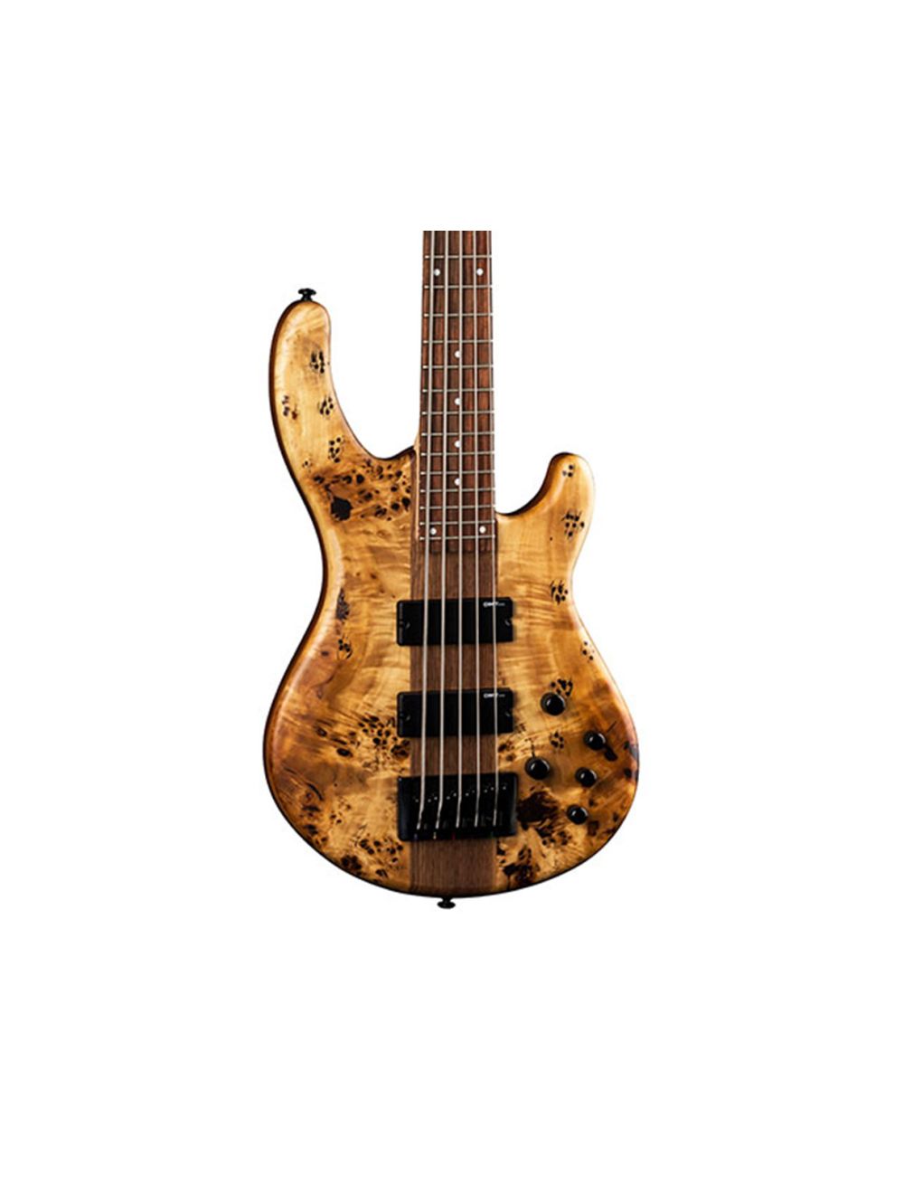 Dean Edge Select 5 String Burled Poplar Bass Satin Natural