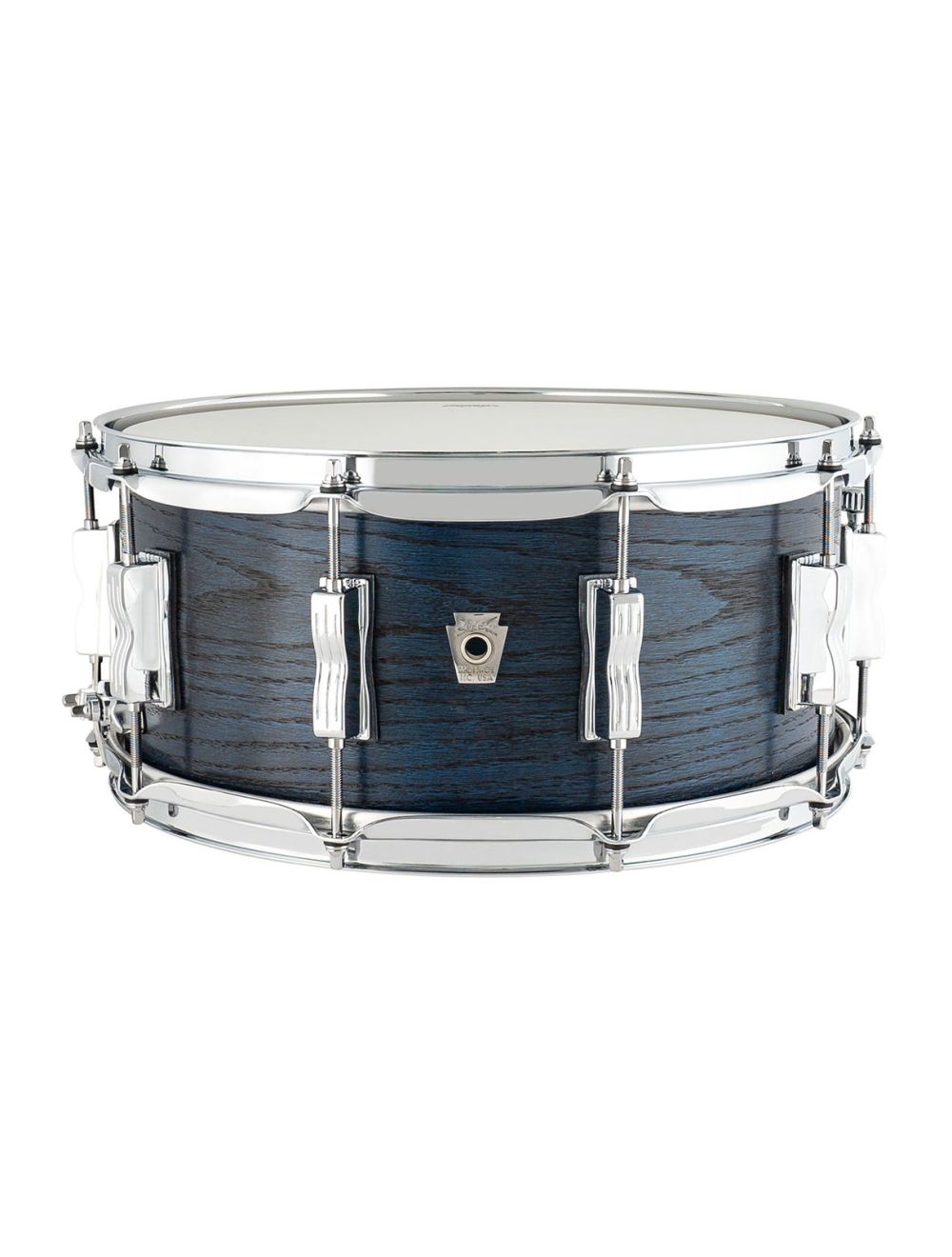 Ludwig 6.5x14" Classic Oak Snare Drum - Blue Burst - Used