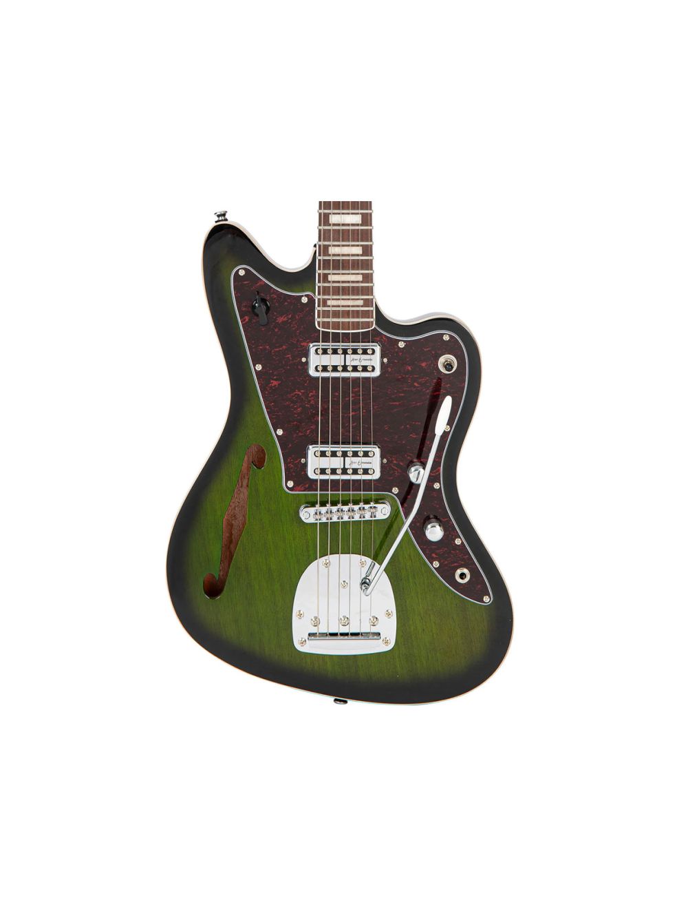 Vintage Revo Series VRS Surfmaster Thinline Twin Greenburst