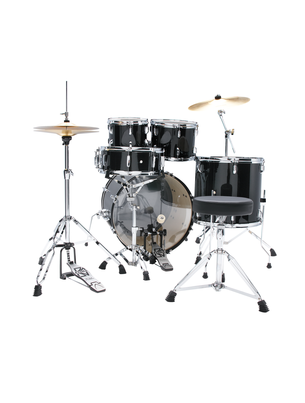 Tama Stagestar 5-Piece Complete Drum Set w/22" Kick - Black Night Sparkle