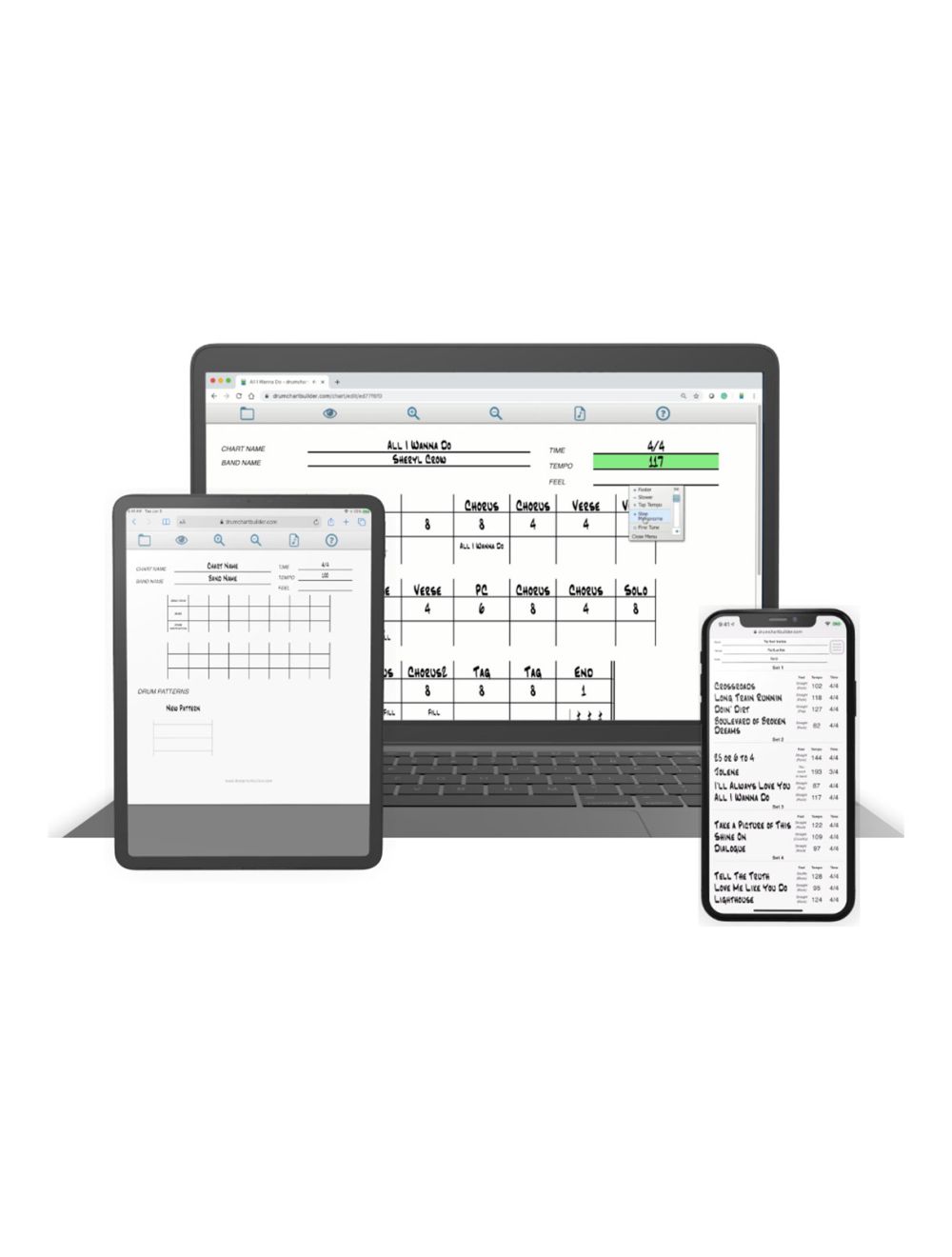 Subscriptions Drum Chart Builder 1 Year Subscription