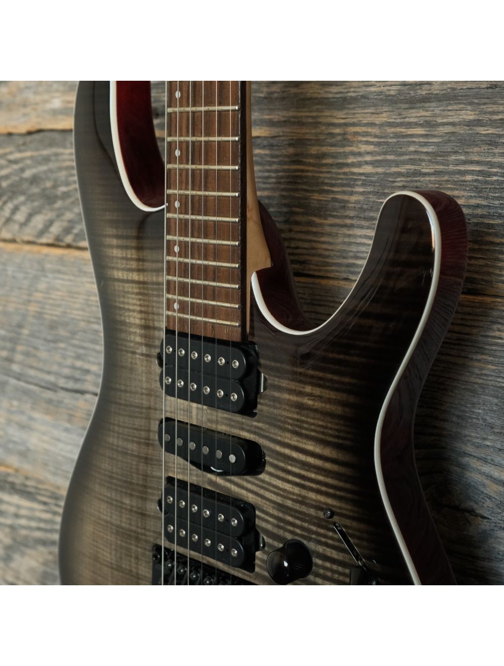 Used Ibanez Kiko Loureiro Signature KIKOSP3 Guitar - Grey Top w/Case