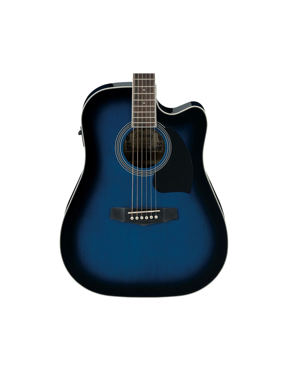 Used Ibanez PF15ECE PF Series Dreadnought A/E Guitar - Blue