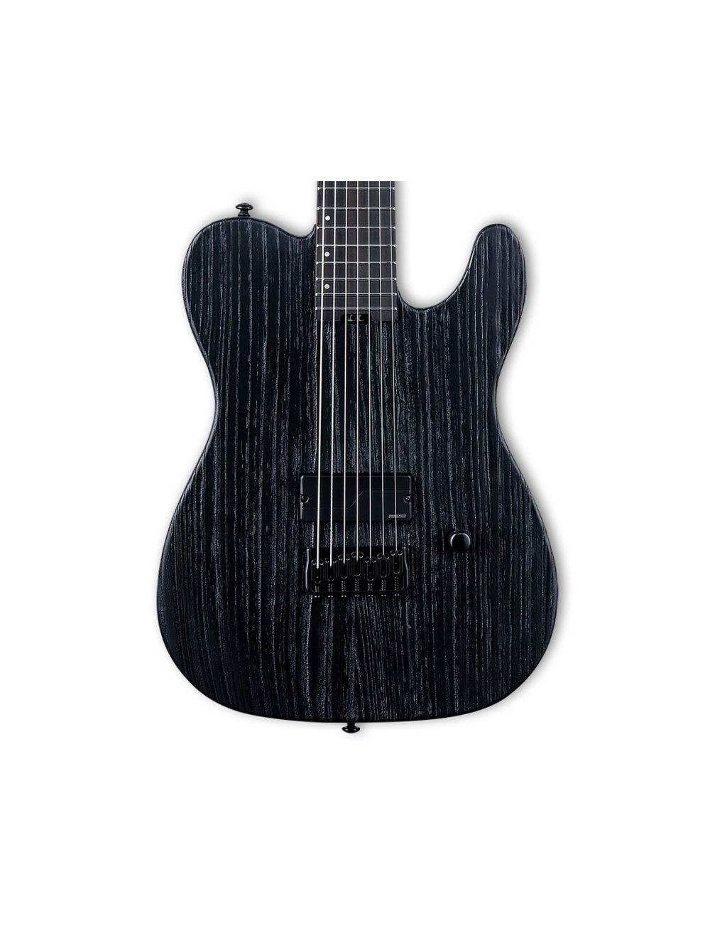 ESP LTD TE-1007 7-String Baritone Electric Guitar - Black Blast - B-Stock