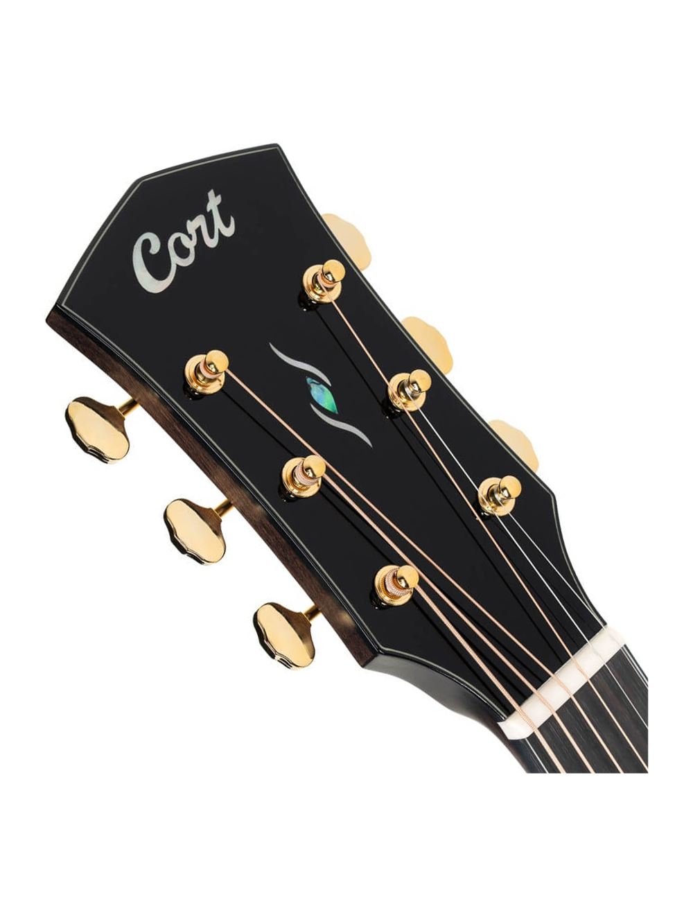 Cort GoldMC6 Acoustic-Electric Guitar w/Case - Ovangkol Natural