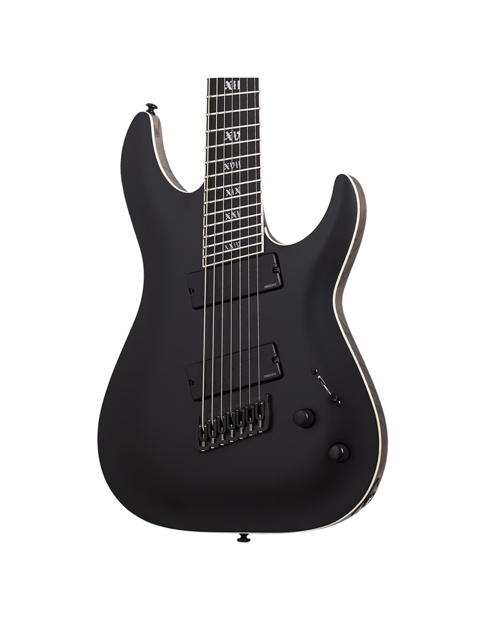 Schecter C-7 Multiscale SLS Elite Evil Twin - Satin Black - Open Box