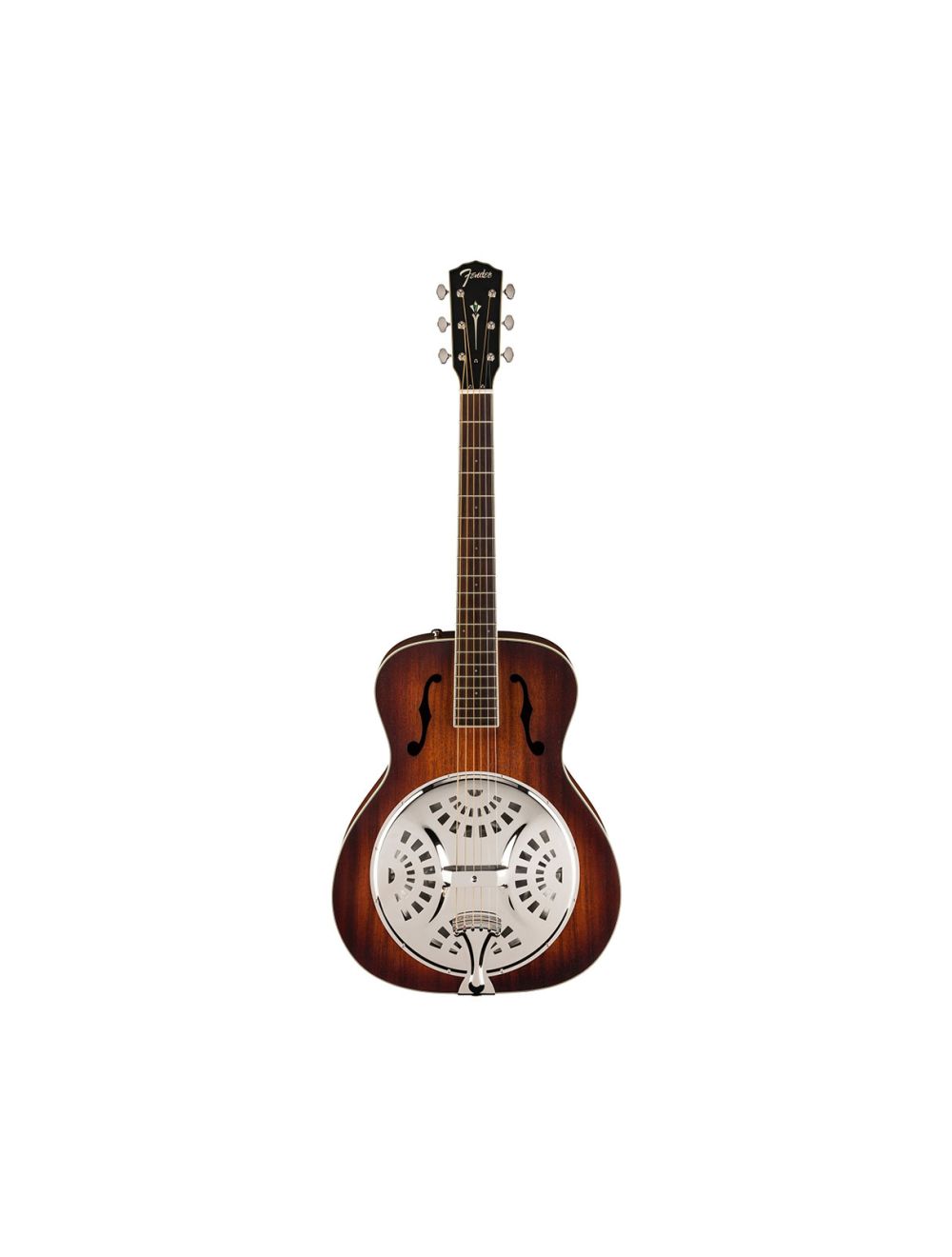 Fender PR-180E Resonator w/ Case - Aged Cognac Burst