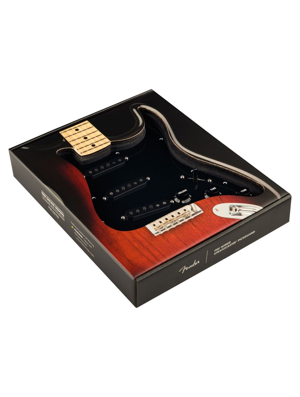 Used Fender Pre-Wired Strat Pickguard Pure Vintage '65 w/RWRP Mid - Black