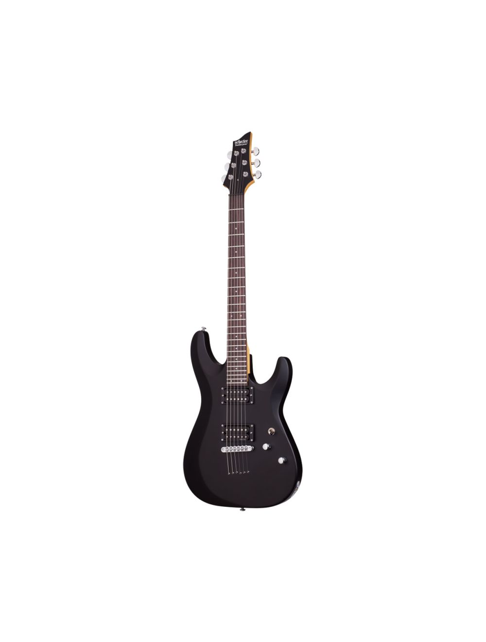 Schecter C-6 Deluxe Electric Guitar - Satin Black
