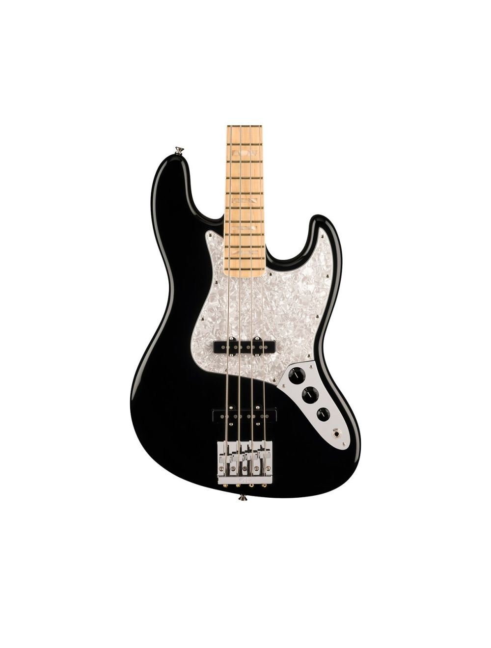 Fender USA Geddy Lee Jazz Bass Black w Maple Fingerboard