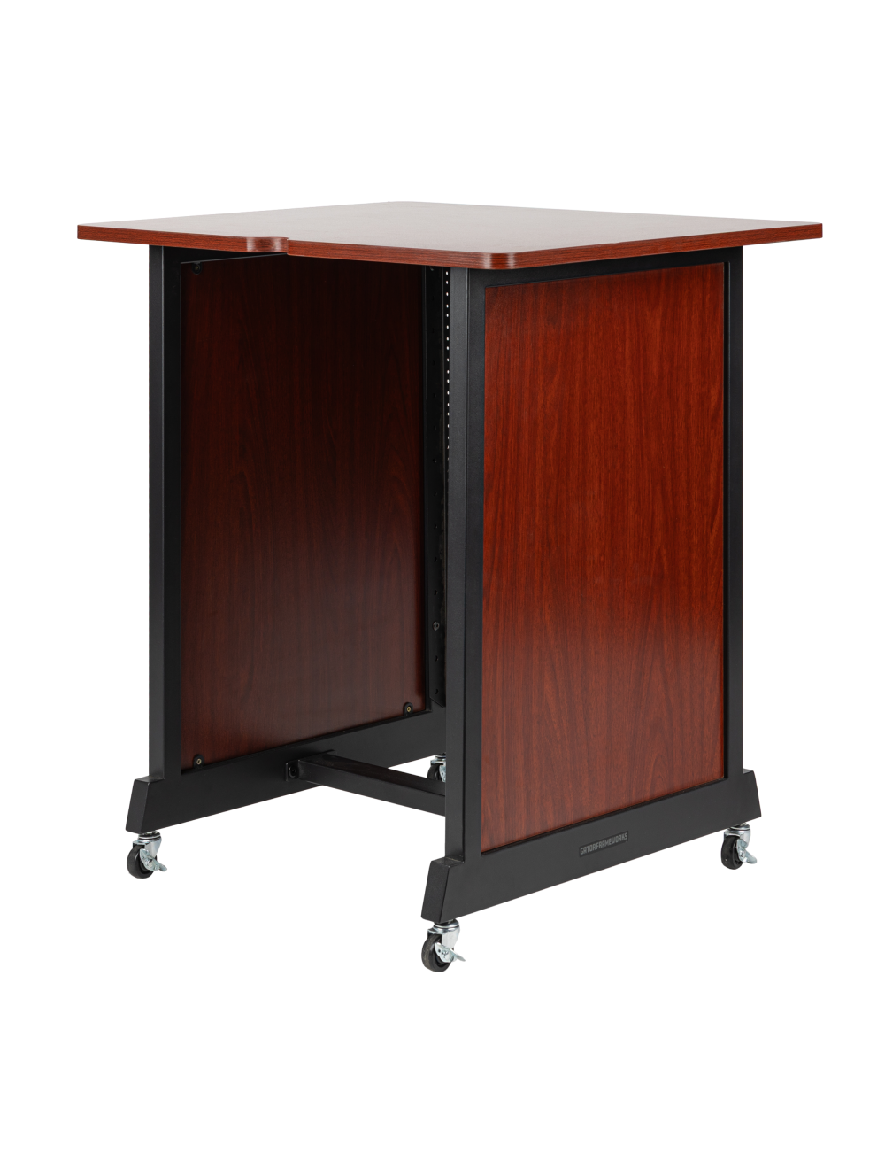 Gator Rok-It 14U Wood Rack Cabinet - Cherry - Open Box