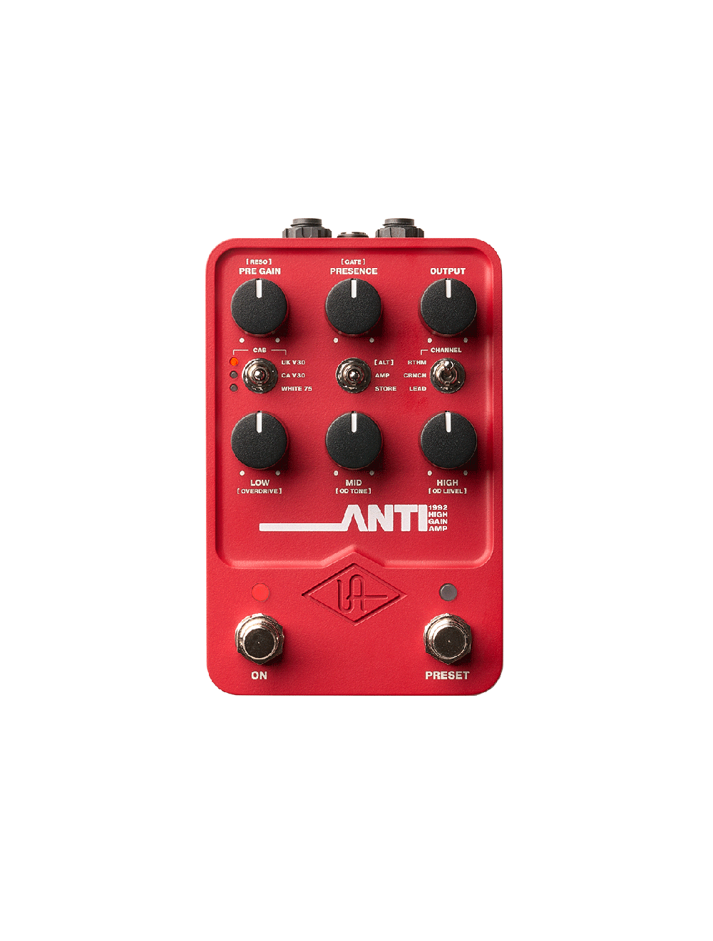 Universal Audio UAFX ANTI 1992 High Gain Amp Modeling Pedal (Open Box)