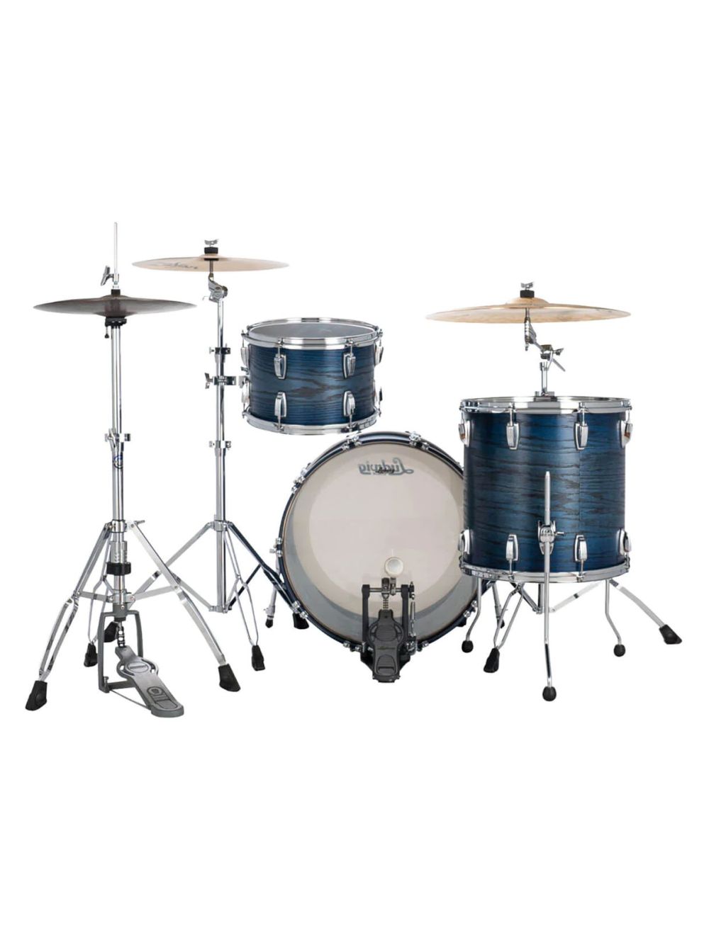 Ludwig Classic Oak Pro Beat 3-pc Shell Pack w/24"  Kick - Blue Burst