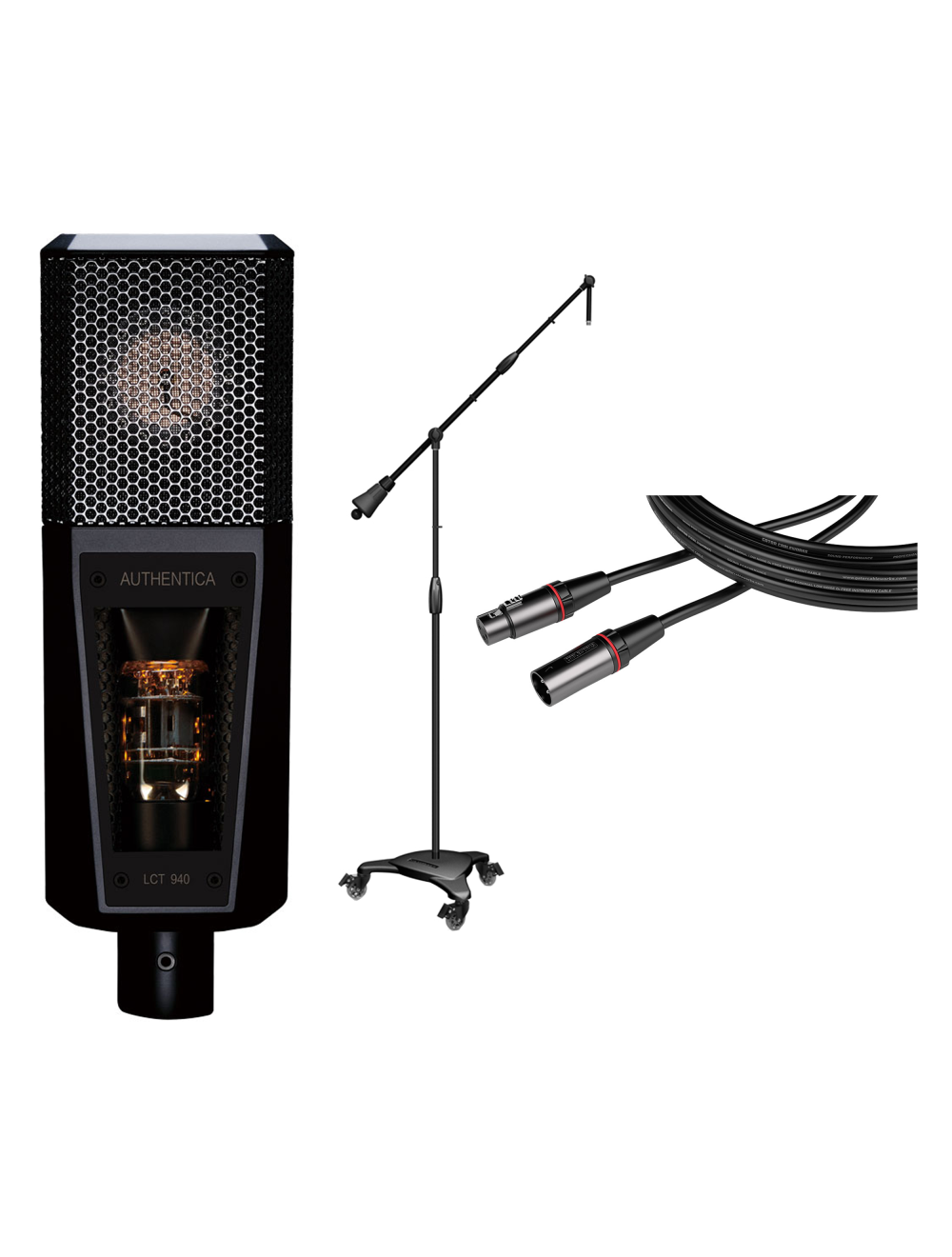 Lewitt LCT-940 Reference-Class Tube/FET Mic + Stand + Gator Cable