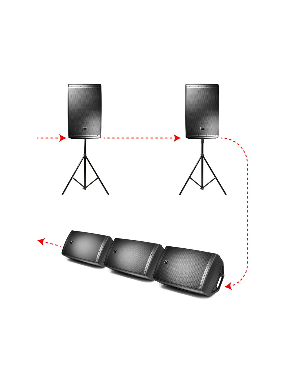 ProX XC-TR112-XLR06 6Ft Dual PowerCon to XLR Combo Cable
